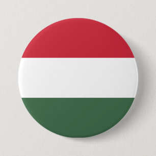 Hungary Flag 7.5 Cm Round Badge