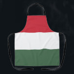 Hungary Flag Apron<br><div class="desc">Patriotic flag of Hungary.</div>
