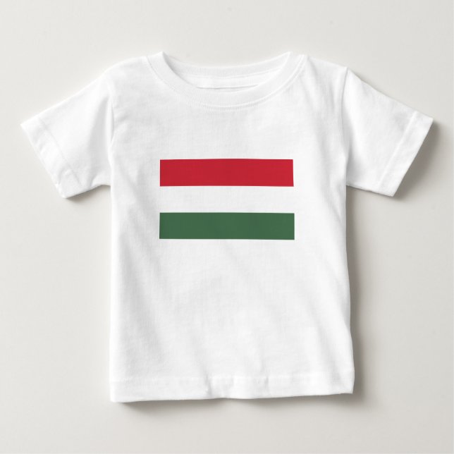 Hungary Flag Baby T-Shirt (Front)
