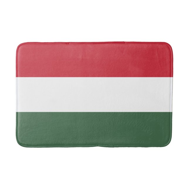 Hungary Flag Bath Mat (Front)