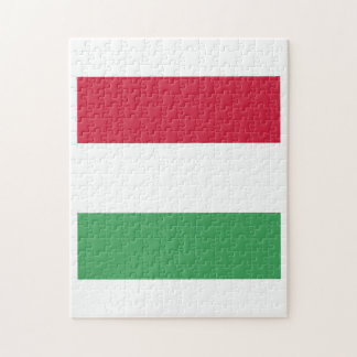 Hungary Flag Emblem Jigsaw Puzzle