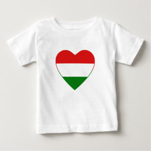Hungary Flag Heart T-Shirt