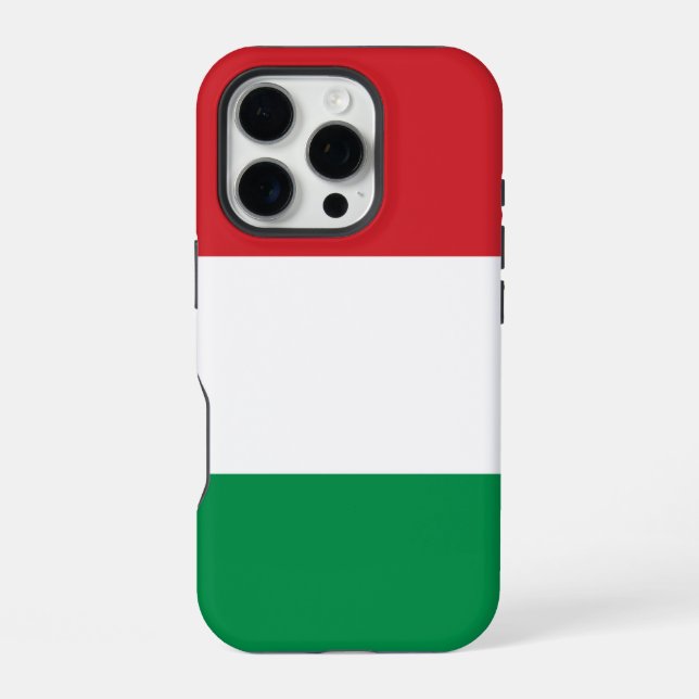 Hungary Flag iPhone Case (Back)