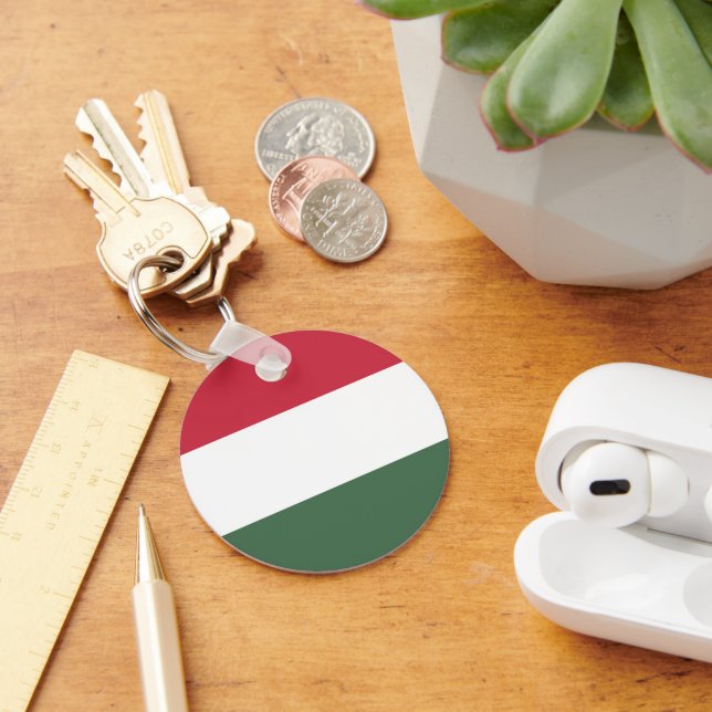 Hungary flag key ring (Desk)