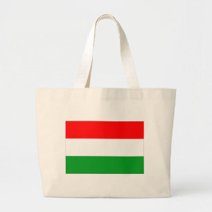 Hungary Flag Large Tote Bag