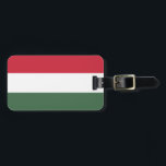 Hungary Flag Luggage Tag<br><div class="desc">Hungary Flag</div>