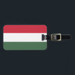 Hungary Flag Luggage Tag<br><div class="desc">Hungary Flag</div>