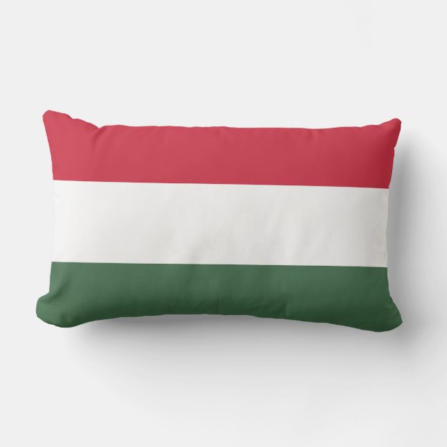 Hungary Flag Lumbar Cushion (Front)
