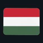 Hungary Flag Magnet<br><div class="desc">Patriotic flag of Hungary.</div>