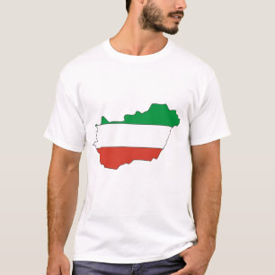 Hungary flag map T-Shirt