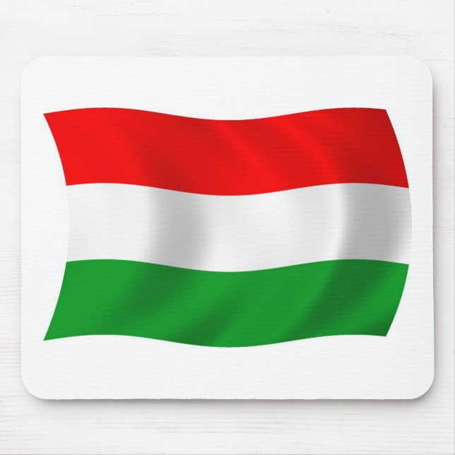 Hungary Flag Mousepad (Front)