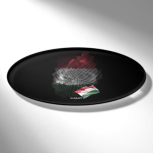 Hungary flag name tag