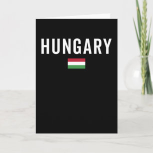 Hungary Flag - Patriotic Flag Card