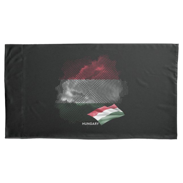 Hungary flag pillowcase (Front)