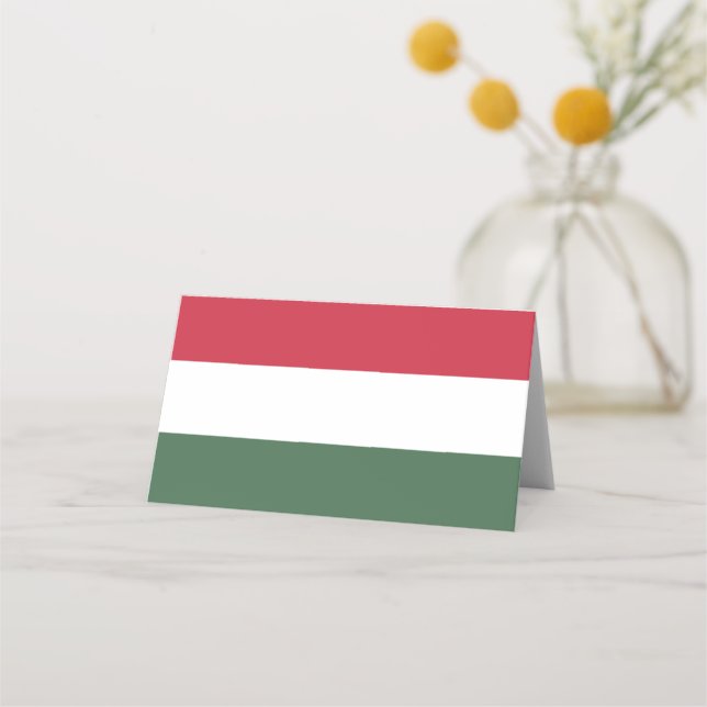 Hungary flag place card (Front)