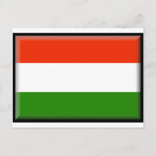 Hungary Flag Postcard