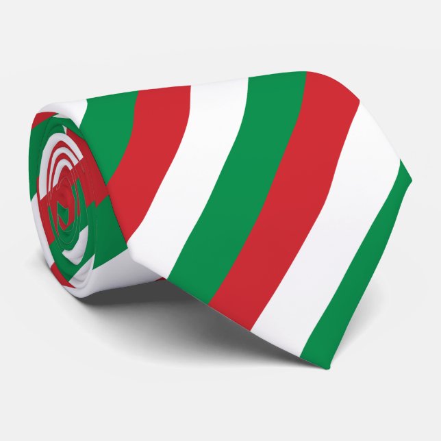 Hungary Flag Tie (Rolled)