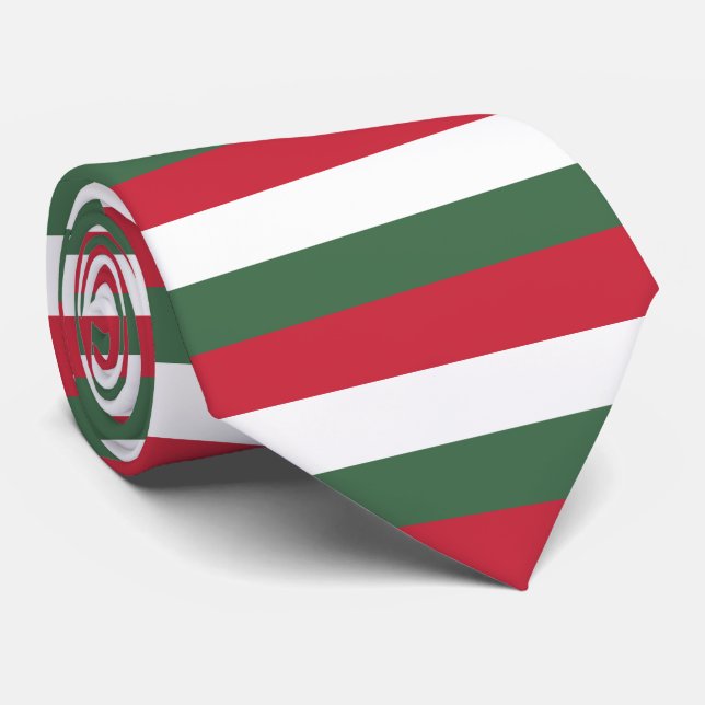 Hungary Flag Tie (Rolled)