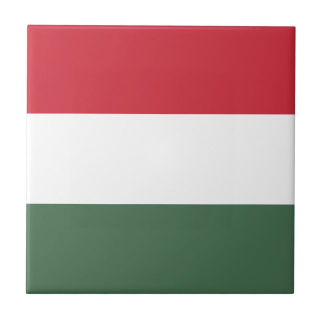 Hungary Flag Tile (Front)