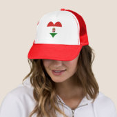 Hungary flag  trucker hat (In Situ)