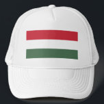 Hungary Flag Trucker Hat<br><div class="desc">Patriotic flag of Hungary.</div>