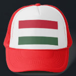 Hungary Flag Trucker Hat<br><div class="desc">Hungary Flag</div>