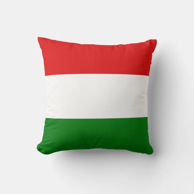 Hungary Flag x Flag Pillow (Front)