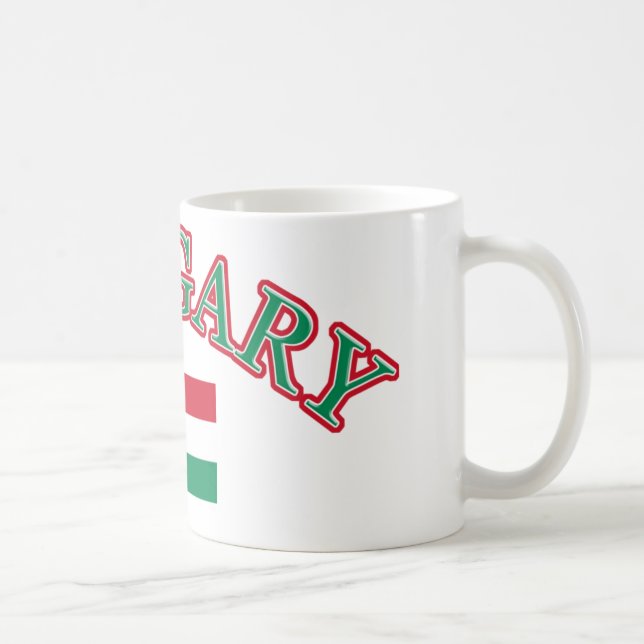 Hungary football design coffee mug (Right)