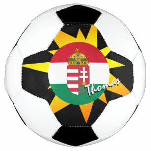 Hungary Football & Hungarian Flag / Bang Soccer Ball