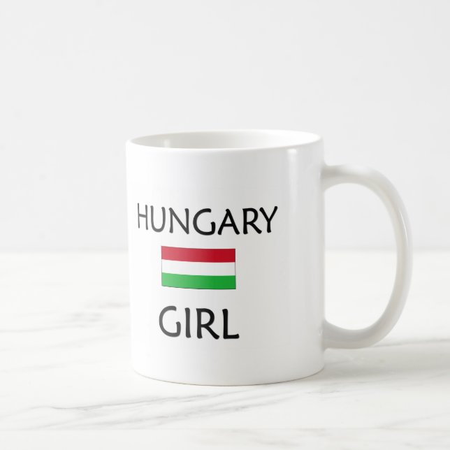 HUNGARY GIRL COFFEE MUG (Right)