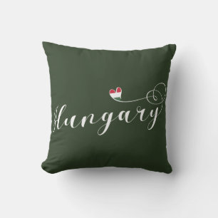 Hungary Heart Throw Cushion, Hungarian Cushion