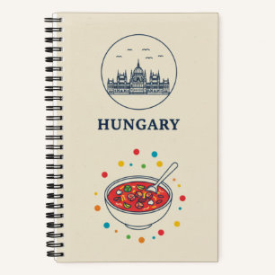 Hungary Heritage & Goulash Soup Photo Archive Notebook