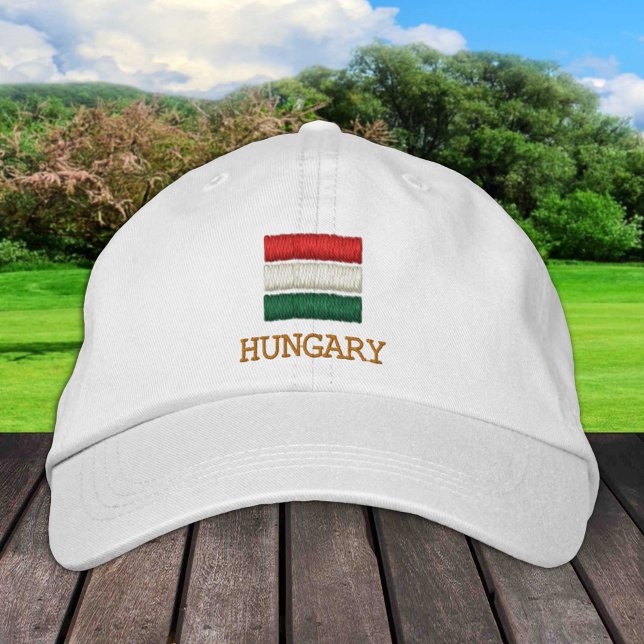 Hungary & Hungarian Flag fashion / Patriots Embroidered Hat (Creator Uploaded)