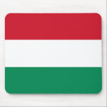 Hungary (Hungarian) Flag Mouse Pad<br><div class="desc">Customisable World Flag Products - Please feel free to add your own text.</div>