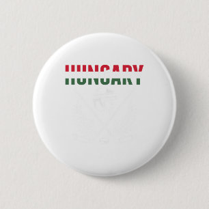 Hungary Ice Hockey Fans Jersey Support Hungarian H 6 Cm Round Badge