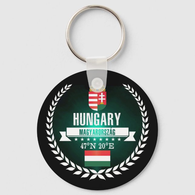 Hungary Key Ring (Front)
