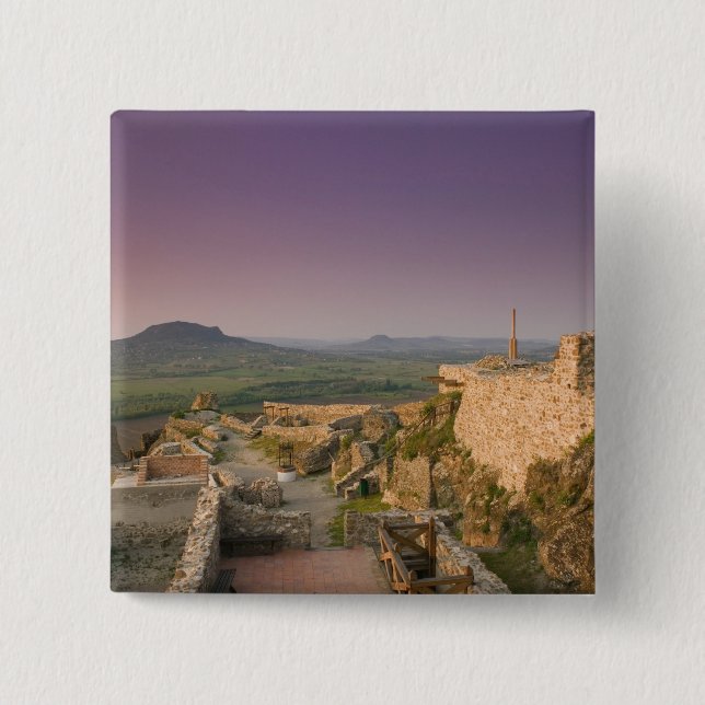 HUNGARY, Lake Balaton Region, SZIGLIGET: 15 Cm Square Badge (Front)