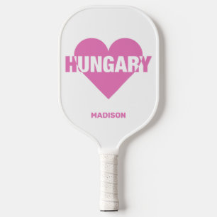 Hungary Love custom name Pickleball Paddle