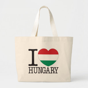 Hungary Love v2 Large Tote Bag