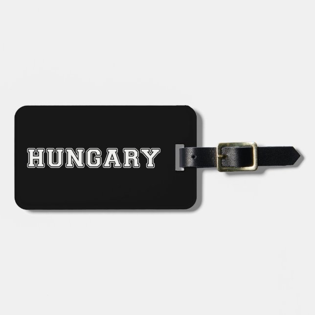 Hungary Luggage Tag (Front Horizontal)
