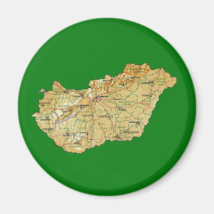 Hungary Map Magnet