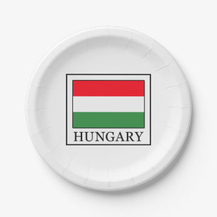 Hungary Paper Plate