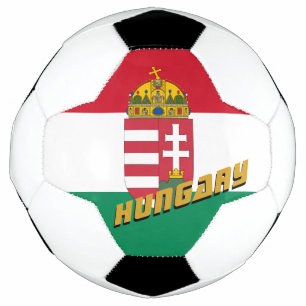 Hungary Patriotic Football & Hungarian Flag Soccer Ball