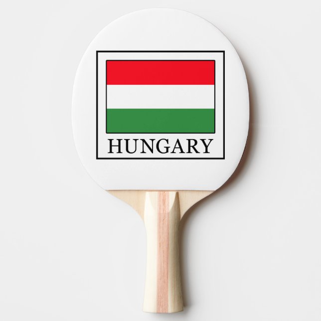 Hungary Ping Pong Paddle (Front)