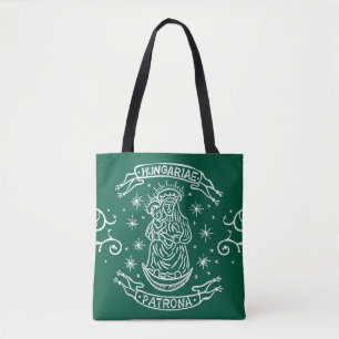 hungary religious motif mediaeval virgin mary jesu tote bag