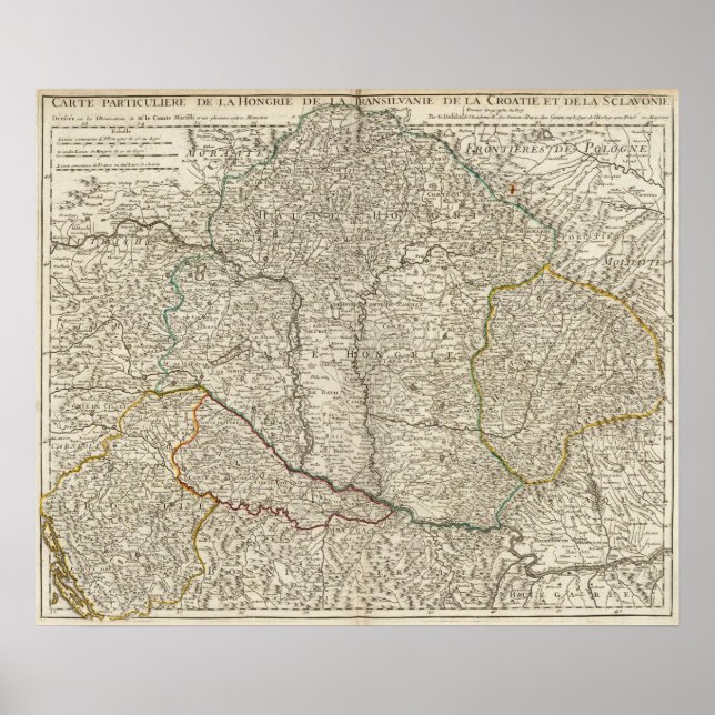 Hungary, Romania, Europe Poster (Front)