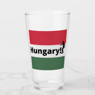 Hungary soccer glass