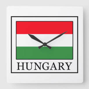 Hungary Square Wall Clock