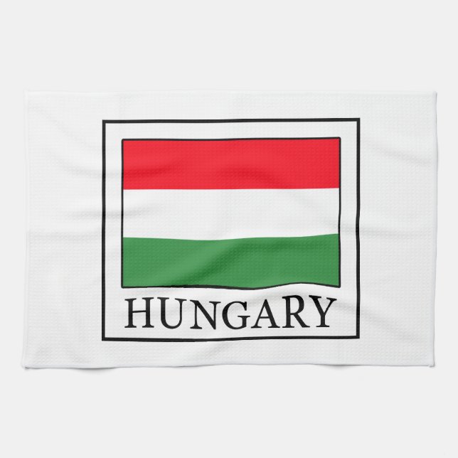 Hungary Tea Towel (Horizontal)