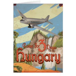 Hungary Vintage Travel Poster